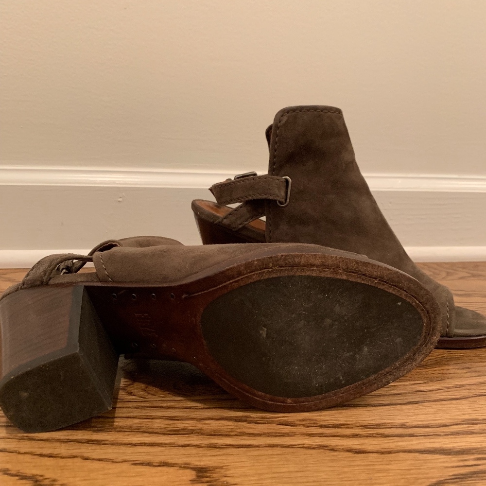 Frye Dani Shield Sling Open Toe Bootie Size 9.5 - image 2